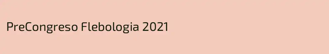 PreCongreso Flebologia 2021